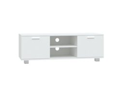 Conjunto 1 Móvel De Tv Vidaxl Branco Derivados De Madeira (120 X 40.5 X 35 Cm)