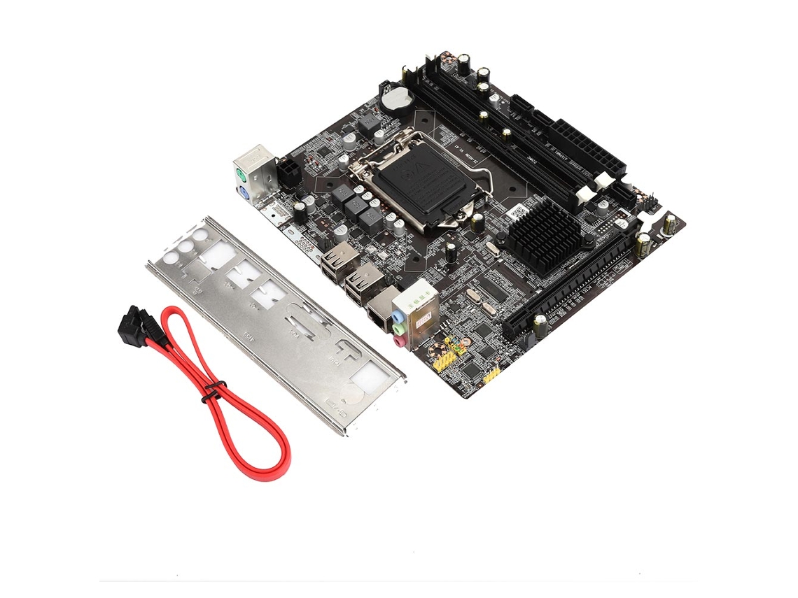Placa-mãe De Desktop P55 Lga 1156 Ddr3 1333/1066mhz Com Interface Msata+sata