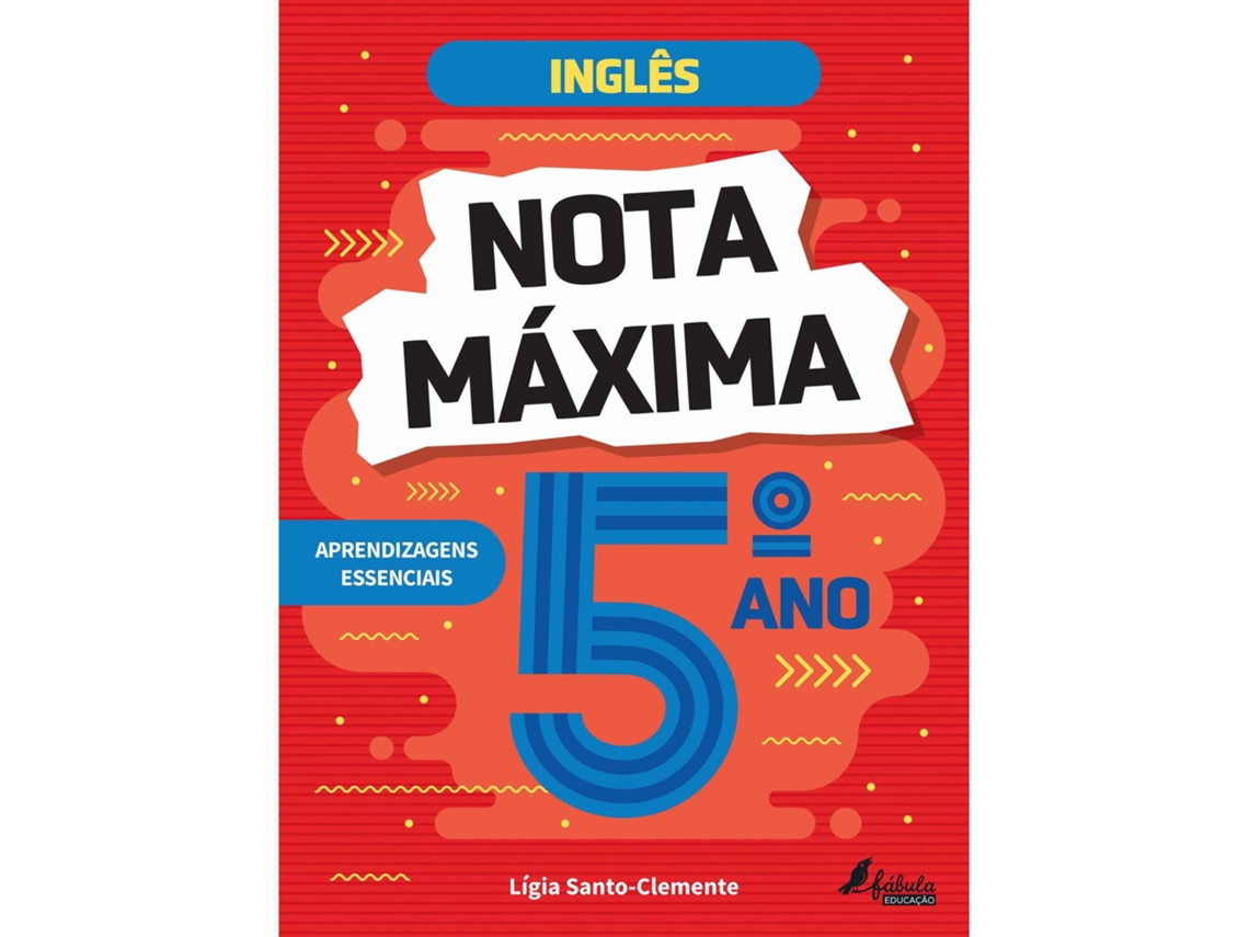 Livro Nota Máxima 5º Ano Inglês C23 de Lígia Santo-Clemente (Português)