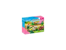 PLAYMOBIL Cuidador de ovelhas e das cabrass 70608 (Idade mínima: 1 ano)