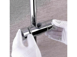 Lurelia Suporte Mural Para Chuveiro Abs Cromado Rotação 360º Ajustável Impermeável Ref 514