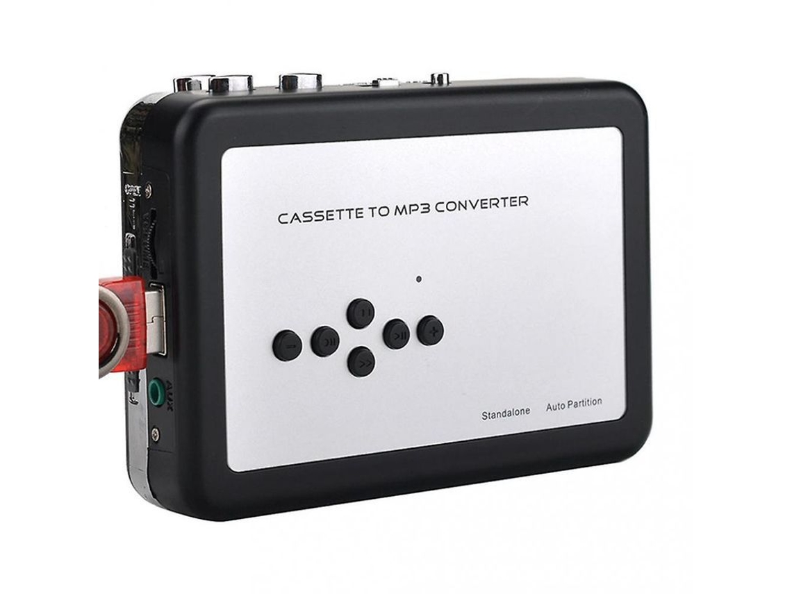2026 conversor de Fita Cassete para Mp3 com Usb, Player de Cassetes Portátil Automático Sem Computador Ezcap231