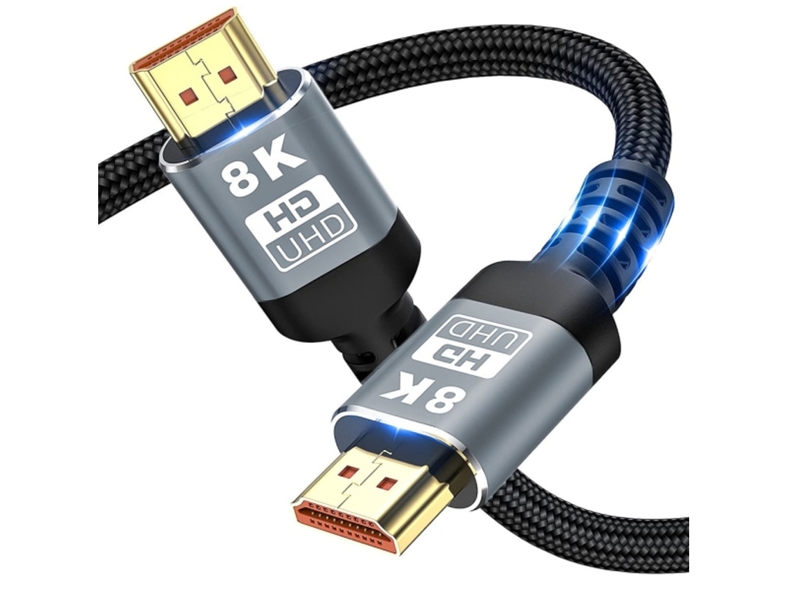 Cabo Hdmi 2.1 8k 4k 0,5m com AQUAFORGE