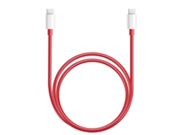 Cabo USB C rápido vermelho Supervooc 10A 1m para OnePlus