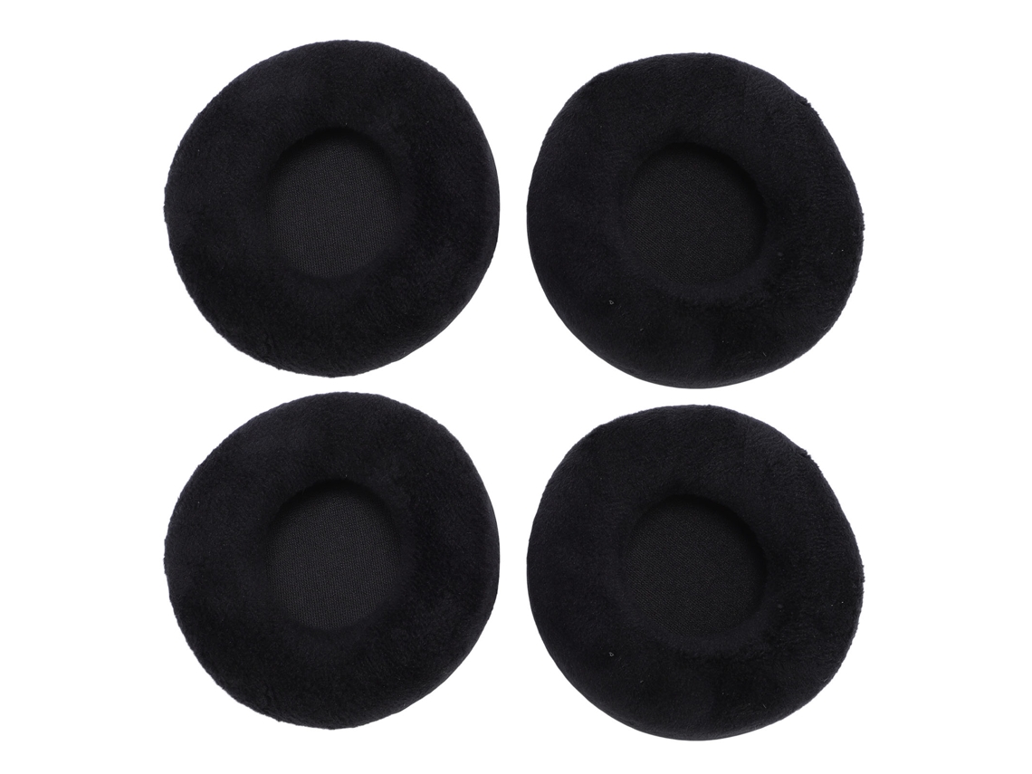 Auricular Almofadas Reposição Universal 4pçs 85mm Veludo Preto