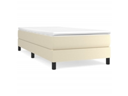 Box Spring Bed Frame, Box Spring Bed Frames Vidaxl Creme Couro Artificial (80 X 200 Cm)