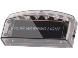Luz De Advertência Antifurto Para Carro Com Energia Solar Iplusmile, Com 6 Leds, Abs Azul