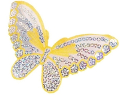 Painéis De Pente 2-pack - Decoração De Roupas - Bordados - Motivo De Borboleta - Poliéster - 15 Cm X 8,5 Cm