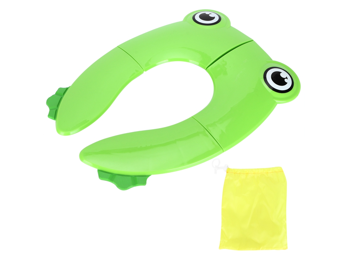 Coxim para treinamento de banheiro para bebê portátil antiderrapante com bolsa de armazenamento verde S/MARCA
