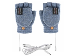 2026 guantes Eléctricos de Aquecimento Usb para Inverno com Mitones de Meia e Inteira Falange Termais