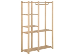 Clothes Rack, Clothes Racks Vidaxl Marrom Madeira De Pinho