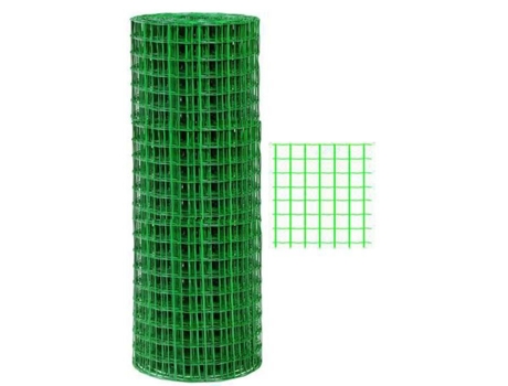 Barrier Net Revestido a Plástico Galvanizado Blinky 51X51 Verde H2X25 Mt. Tec-3218 Cavalino CAVALLINO