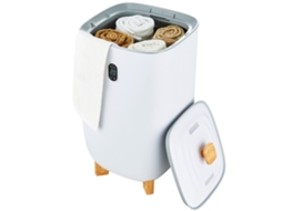 Aquecedor de Toalhas com Tela Led, Ajustável, 35 min, Função Secagem, Banheiro
