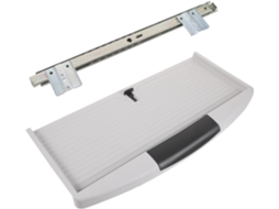 Bandeja De Teclado Ergonômica Para Mesa Garneck, Suporte Deslizante Com Parafusos, Superfície Lisa E Redução De Ruído