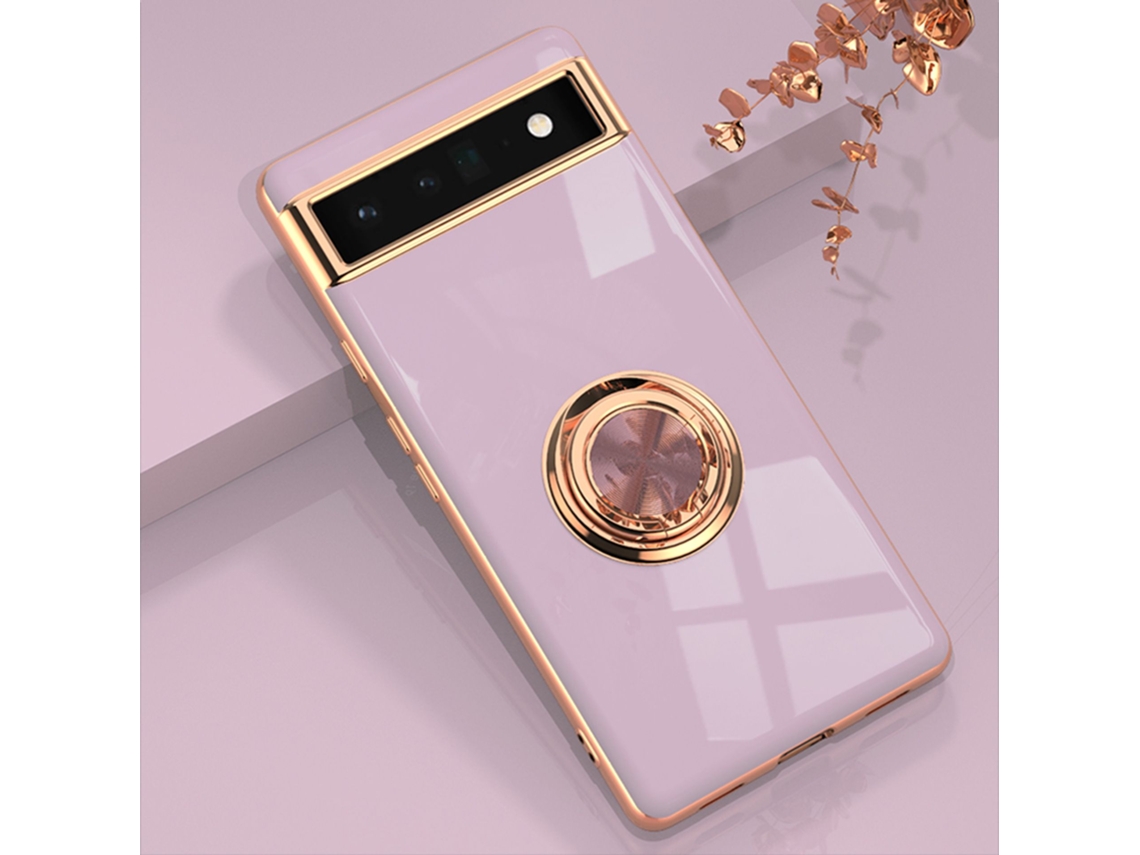 Capa De Celular Para Google Pixel 6a, Capa Protetora De Tpu Com Suporte De 360°