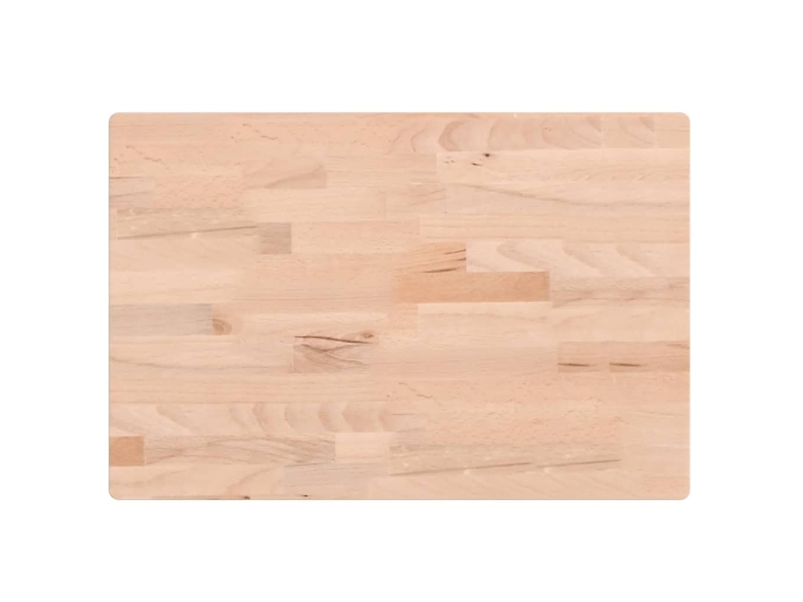 VIDAXL Bancada para Casa de Banho 60X40X4 Cm Madeira de Faia Maciça