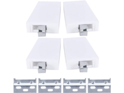 Conjunto de 4 elevadores metálicos ajustáveis para camas Yosoo com alta capacidade de carga de 50 a 500 kg, Almofadas