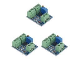 Módulo conversor de corrente de 3 peças para tensão de 0 a 20 mA para placa de condicionamento de sinal de 0 a 5 V, DC10-30 V.