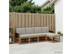 Vidaxl Conjunto De Sofás Para Exterior 5 Unid. Poliéster
