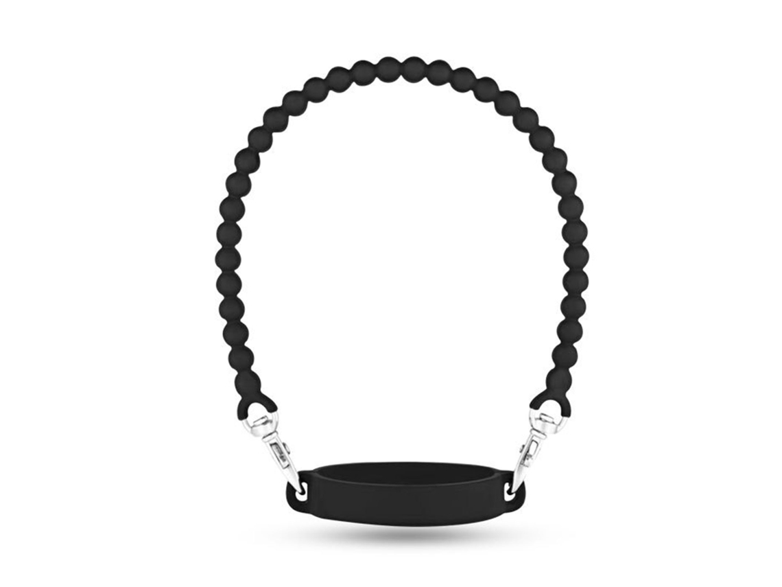 Suporte com Correia para Garrafas de Água Silicone Preto 8 40oz