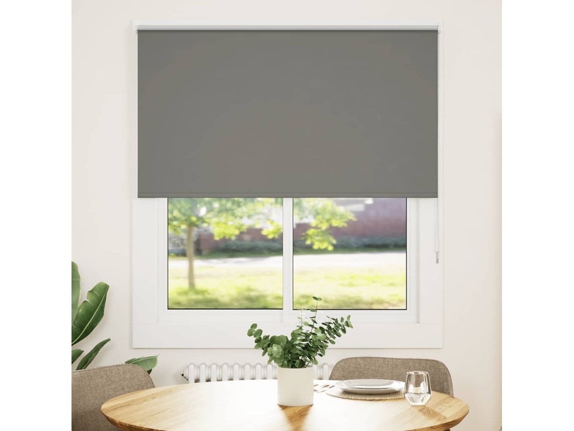 Vidaxl Persiana De Enrolar 130x130 Cm Largura Tecido 126,6cm Poliéster