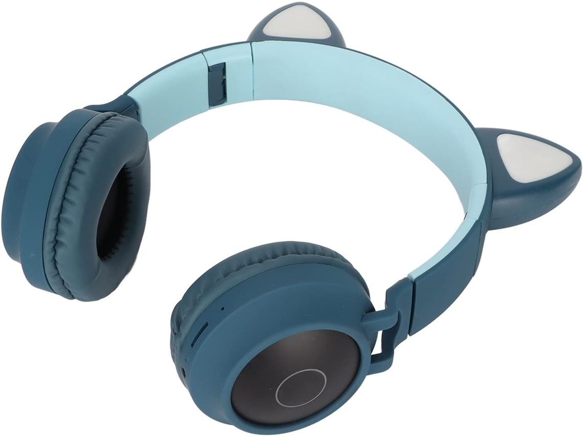 Fones de Ouvido Gamer com Orelhas de Gato, Graves Profundos e Luz Led. SFUSHOS