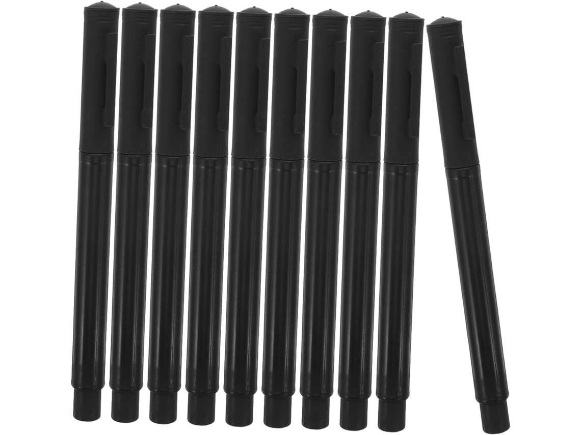 Conjunto De 12 Ferramentas Pretas Para Raspar E Colorir