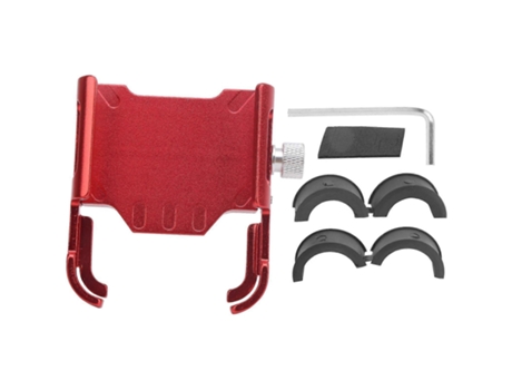 Suporte De Telefone Para Bicicleta Com Rotação De 360 ??graus, Suporte Para Celular Para Motocicleta (vermelho Ymqx)