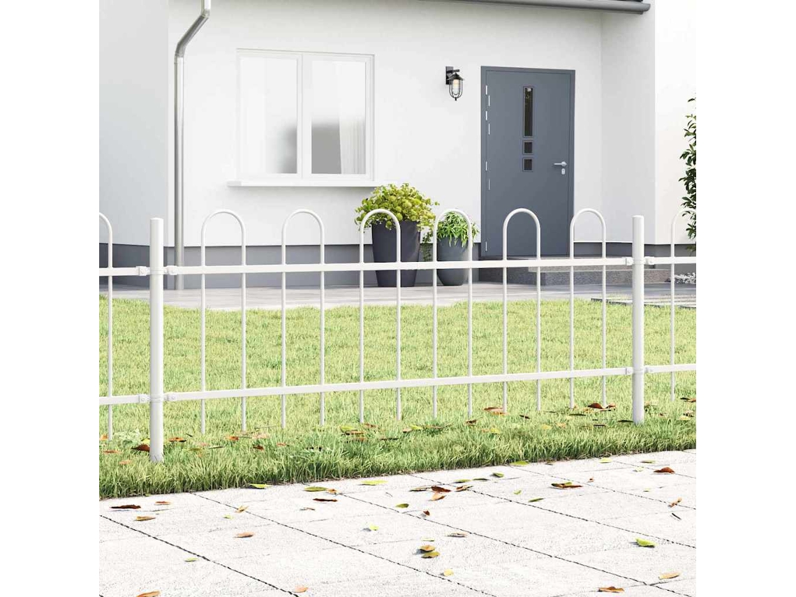 Vidaxl Cerca Para Jardim Boxtel 2 Unid. 3,4 X 0,6 M Branco