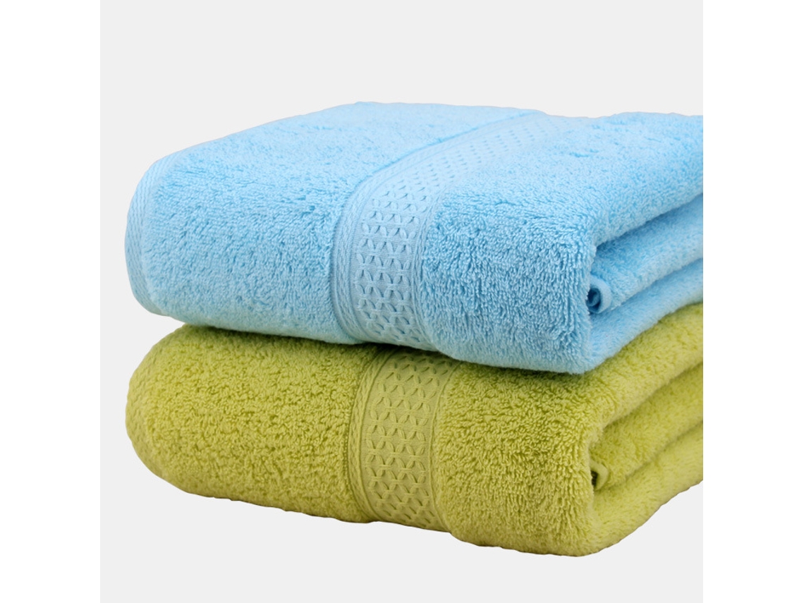 Conjunto de Luxo com 2 Toalhas de Banho 100% Algodão Egípcio Supermacio AQUAFORGE