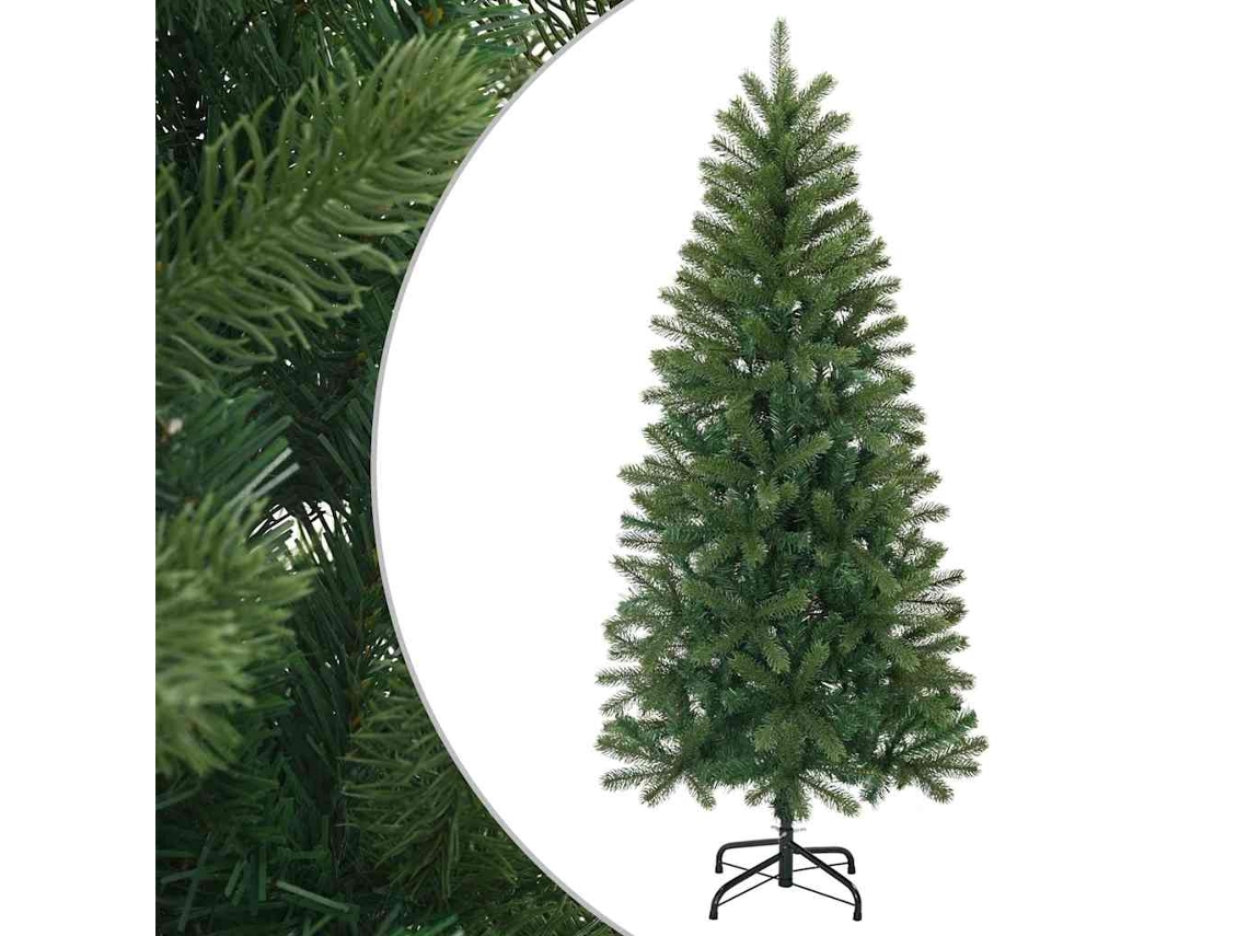 Conjunto 1 Árvore Artificial Vidaxl Verde Pvc (120 Cm)