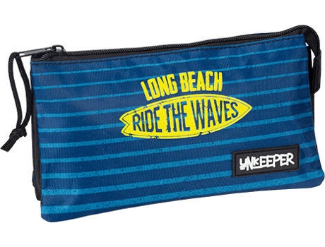 Estojo Triplo UNKEEPER Surf (Azul - Poliéster - 22x12x3 cm)
