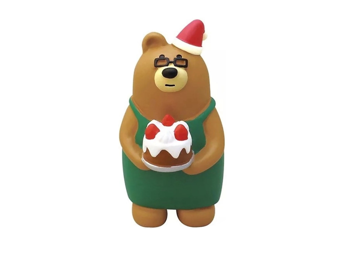 Laxiscreed Enfeite De Natal Com Urso De Resina Para Decoração Festiva De Mesa