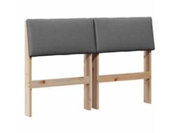 Cabeceira Estofada Cinza Escuro 120 Cm MAISON EXCLUSIVE