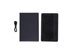 Aetheria teclado Sem Fio Desmontável com Capa para Lenovo M10 Fhd Plus 10.3 Polegadas X606f Preto