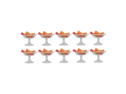 Primerox 10 Pack Modelo Mini Doce Plástico Decorativo para Casinha de Bonecas Diy Acessórios
