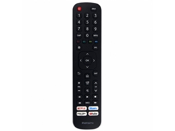 Comando À Distância Para Tv Compatível Com Hisense En2cg27h Com Botões Netflix, Prime Video E Youtube