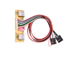 Painel Frontal Usb 2.0 E Áudio 3.5mm Para Pc
