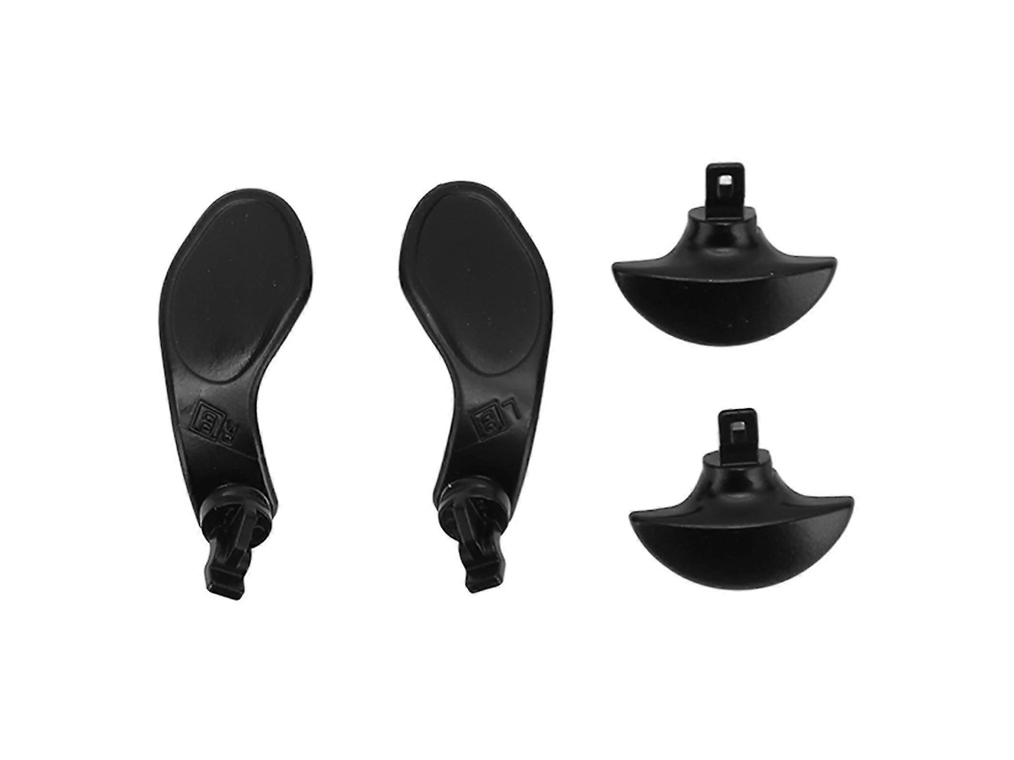 Conjunto De 4 Botões Traseiros De Metal Profissionais Para Controle Ps5 Edge Hengjian (preto)