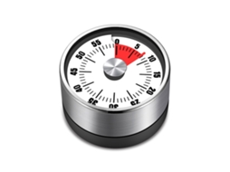 Temporizador De Cozinha De Aço Inoxidável Com Contagem Regressiva De 60 Minutos Yunzii