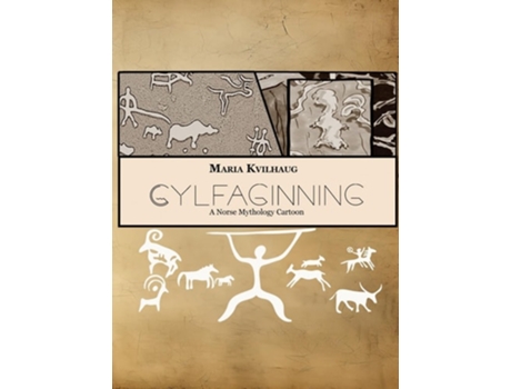Livro Gylfaginning A Norse Mythology Cartoon de Maria Kvilhaug (Inglês - Capa Dura)