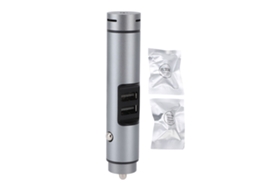 Difusor de carro com carregador aromaterapia tabela silencioso fragrância duradoura liga de alumínio DC12‑24V