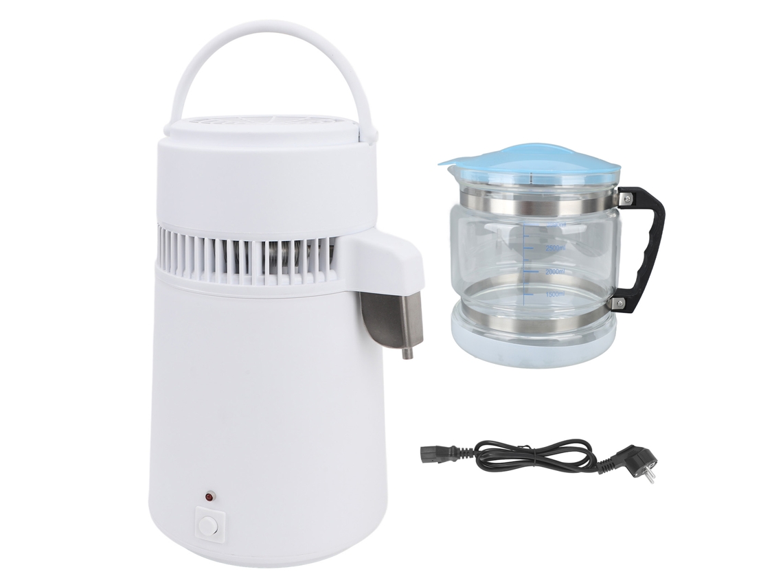 Máquina de Água Pura 4l 750w Automática com Botão Único para Beleza e Laboratório, Eu Plug 220v LAXISCREED