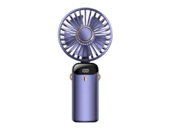 Miniventilador De Mão 90° 5 Velocidades (roxo)