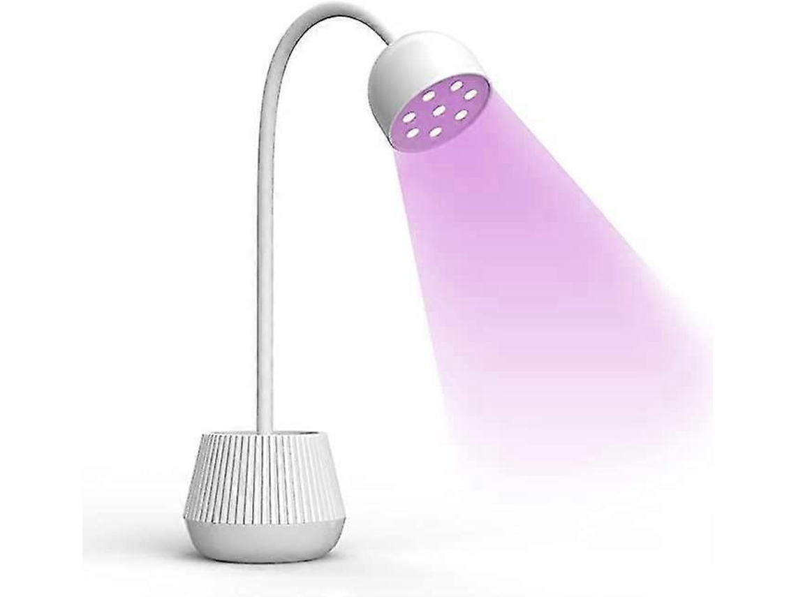 Cordless Led Nail Lamp, Rechargeable 24w Mini Lamp 360 Rotatable Dryer Quick Dry Uv Light For Nails Gel Goose Neck Ho GOKOCO