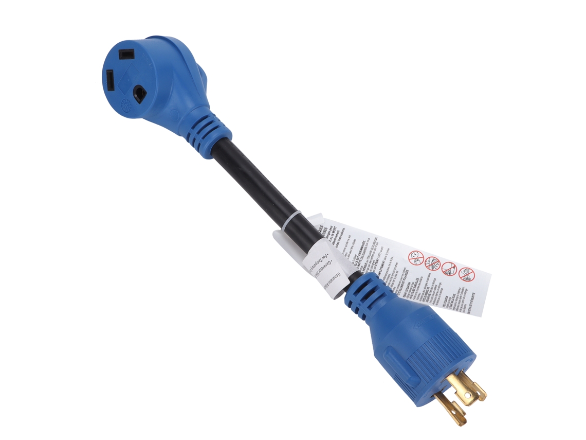Cabo Conversor De Adaptador Energia Portátil Para Rv, 30a Para, 125v, 10 Awg, 3 Condutores Para Carregamento De Veículos, 0, 5