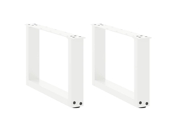 Coffee Table Leg, Coffee Table Legs Vidaxl Branco Aço (50 X (30-31) Cm)