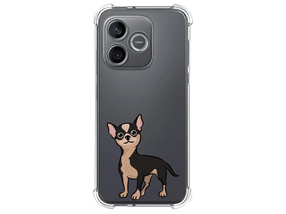 Capa Tumundosmartphone De Silicone À Prova De Choque Para Honor 600 Lite 5g Com Estampa De Cachorro 05 Desenhos