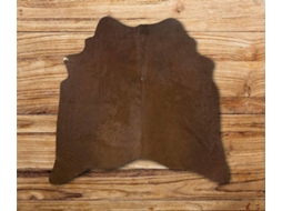 Tapete ZERIMAR Pele de Vaca (Castanho - 140x135 cm - Pele)