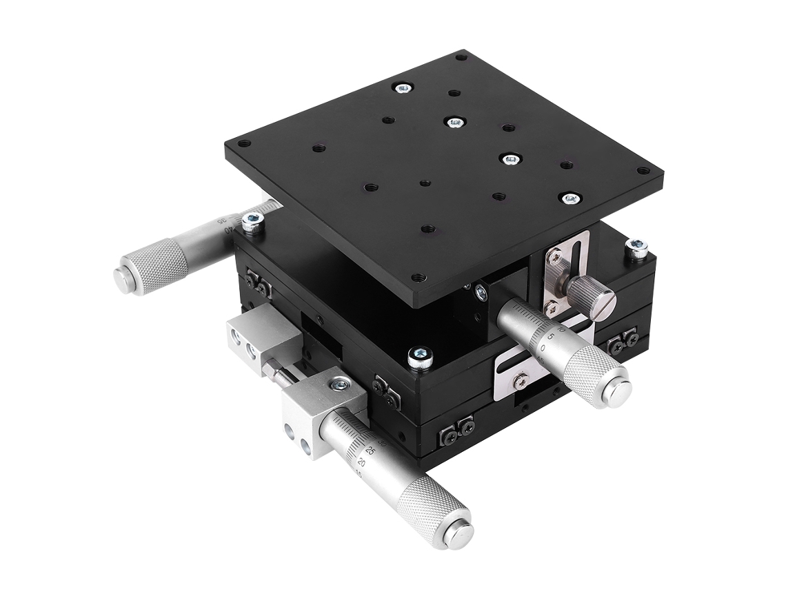 Laxiscreed Plataforma Linear Manual Xyz De 3 Eixos Para Ajuste Fino E Movimento Linear